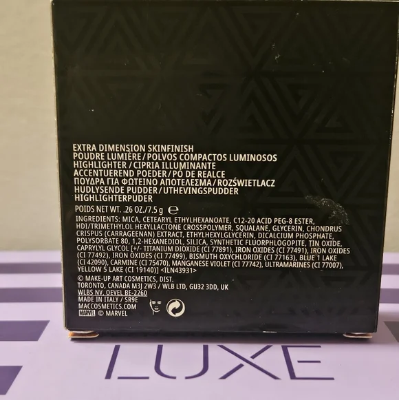 MAC X Black Panther Royal Challenge Extra Dim Skinfinish Limited Edition NIB